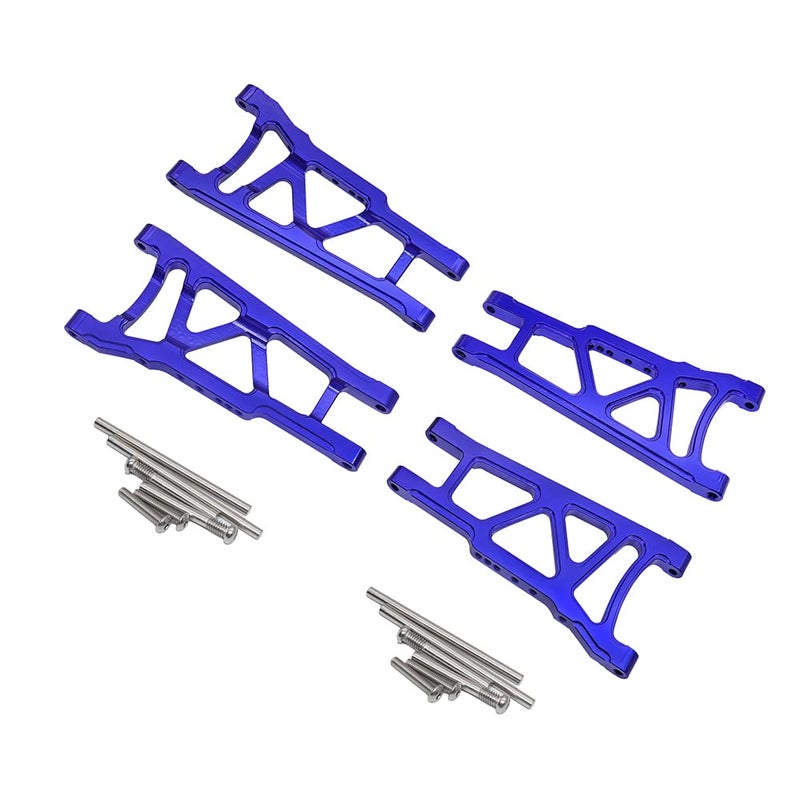 GTHELE 4Pcs Front&Rear Aluminum Suspension A-Arms Replacement of 3655x for RC Traxxas 1/10 Slash Stampede 4x4 4WD Rally XO-1 Option Hop Ups - Image 4